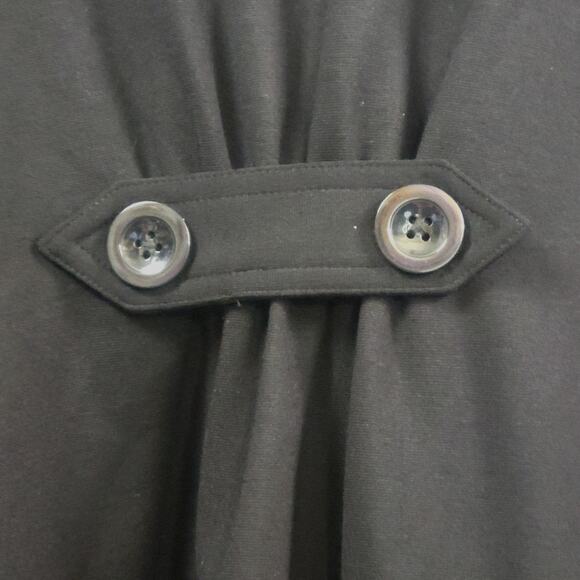 Christian Siriano Black Ponte Swing Jacket Plus Women’s Size 1X - Picture 4 of 8